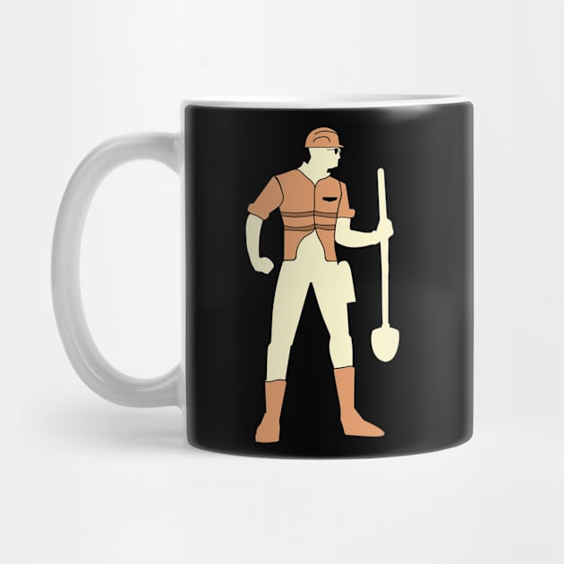 construction worker by HBfunshirts